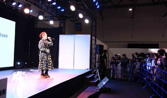 Rica Matsumoto performs live at the Cool Japan Showcase Anime Manga Tourism Festival, Osaka Expo